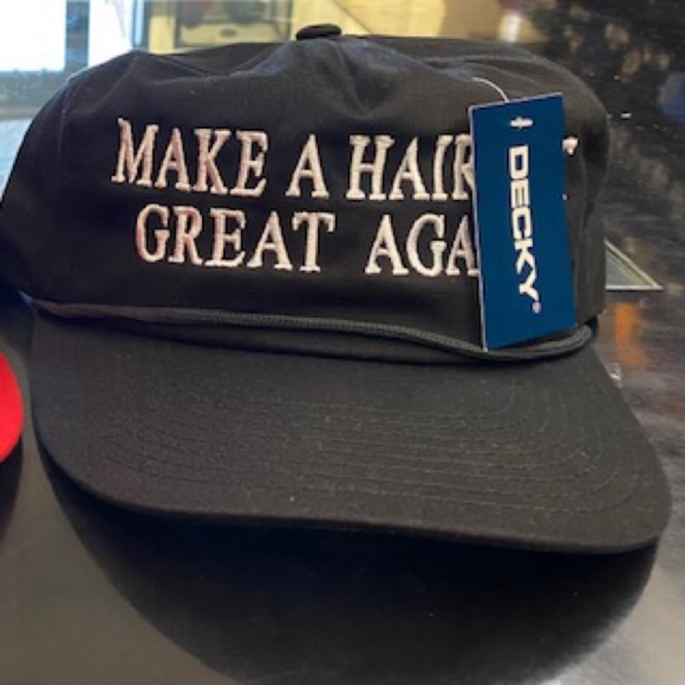 Make A Haircut Great Again Black Hat